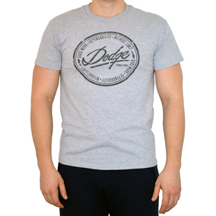121KYL - Dodge Demon Men´s Ash Crew Neck T-Shirt - Large, USA
