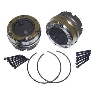 Manual Locking Hub Set, anteriore
