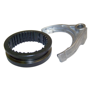 3rd & 4th Gear Shift Fork and Synchronizer Sleeve