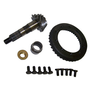 Sats koniska kugghjul, differential, främre