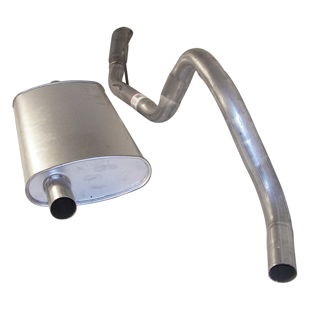 Auspufftopf und Endrohr