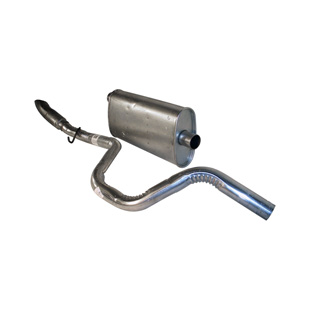 Auspufftopf und Endrohr