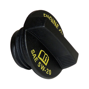 Bouchon, goulotte de remplissage d'huile