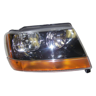 Headlamp, USA, right, front