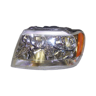 Headlamp, USA, left, front