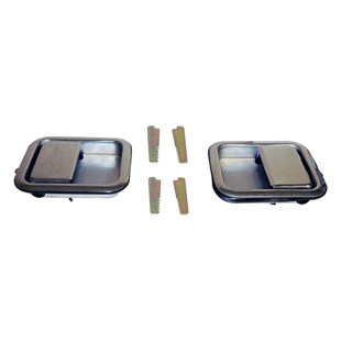 Door Handle Kit, Chrome, Exterior