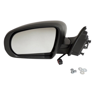 Miroir, gauche, noir