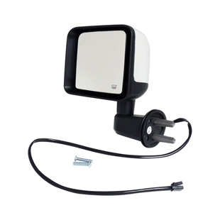 Spiegel, links, Chrom