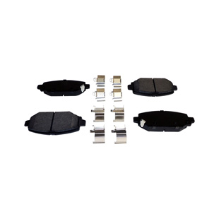 Zestaw klocków hamulcowych, hamulce tarczowe, tył