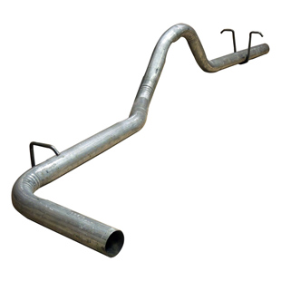 Tuyau d'échappement, arrière