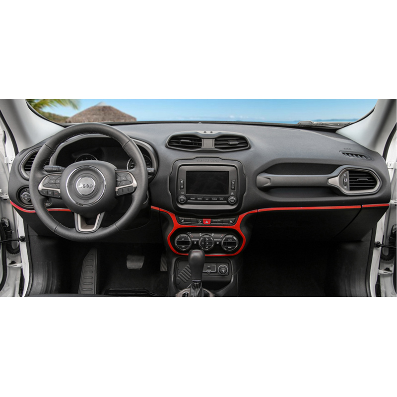 Dashboard Trim Kit, Red