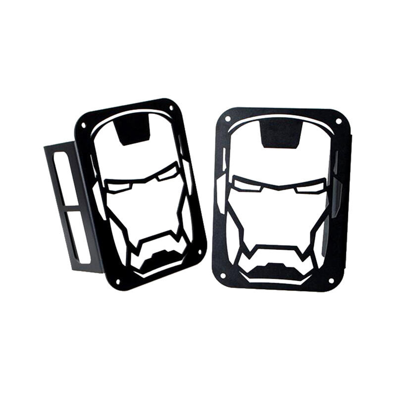 Tail Lamp Guard, Ironman, Black