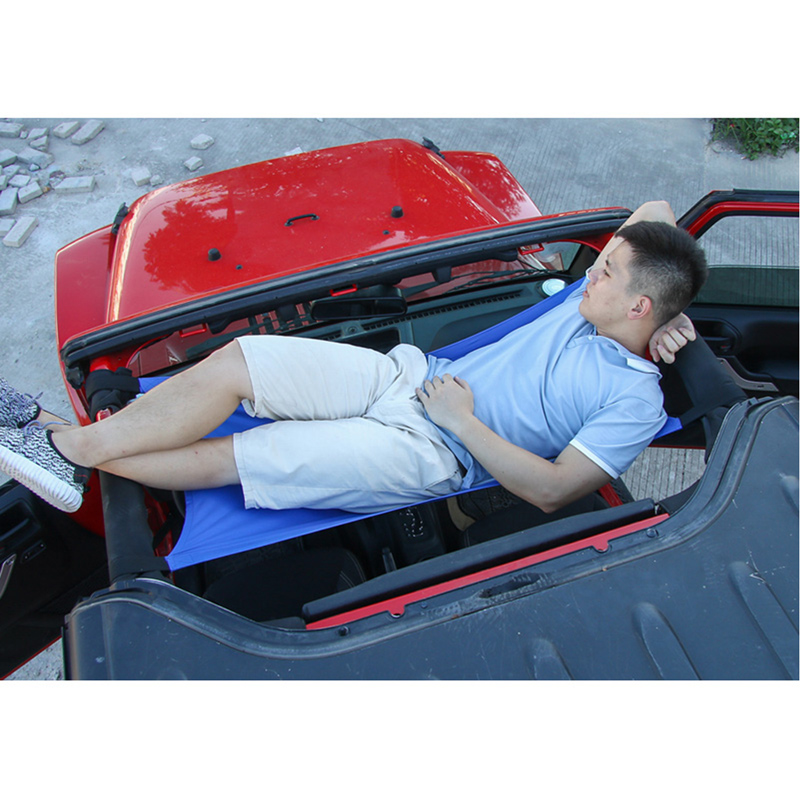 Roof cloth hammock, Blue