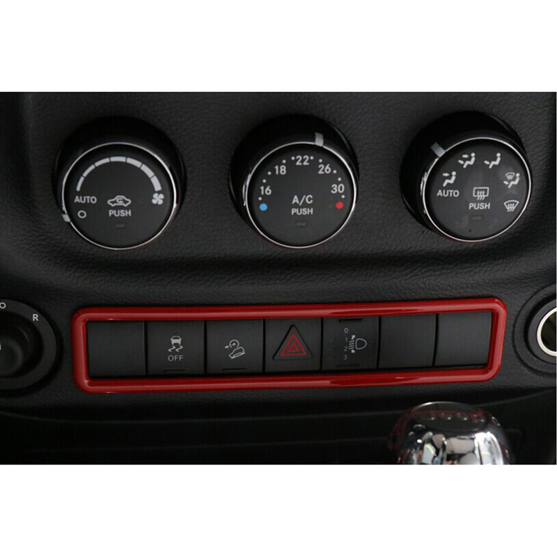 Console Buttons Bar Decoration, Red