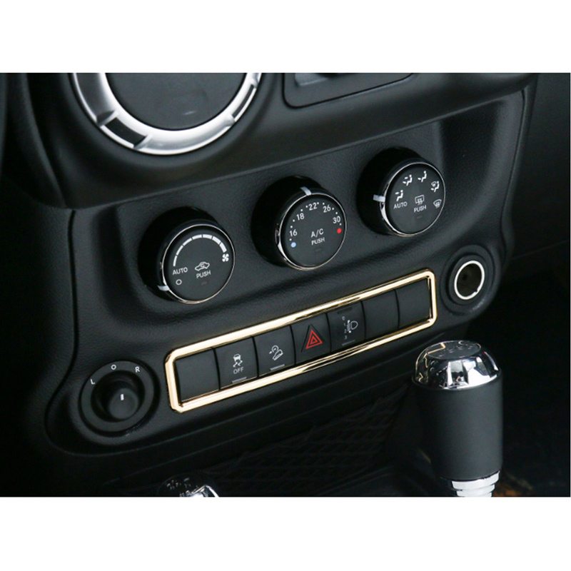 Console Buttons Bar Decoration, Gold