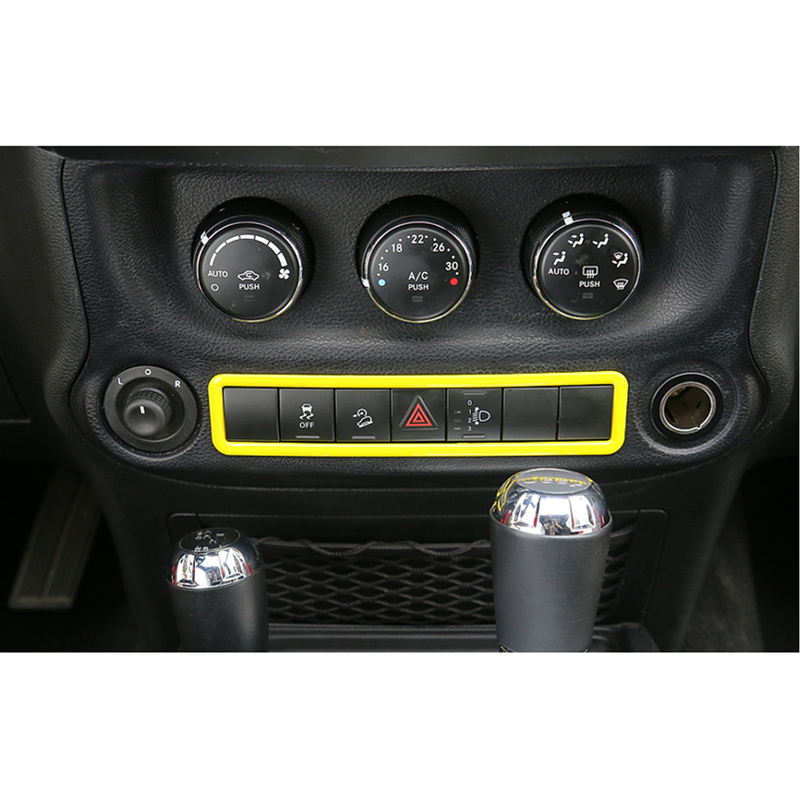 Console Buttons Bar Decoration, Yellow
