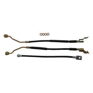 Brake Hose Kit, Front, Rear