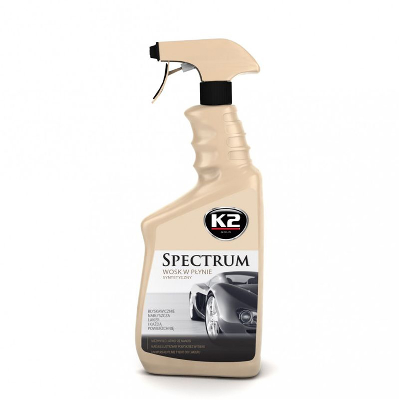 SPECTRUM- Sprühwachs, Set: Spectrum Sprühflasche 700ml + Mikrofasertuch 40x40cm, USA