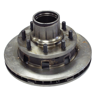 Hub and Brake Rotor Assembly, foran