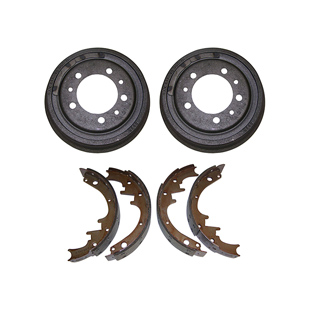 Tamburo freno+Ganasce freno posteriore sinistra + destra 10"