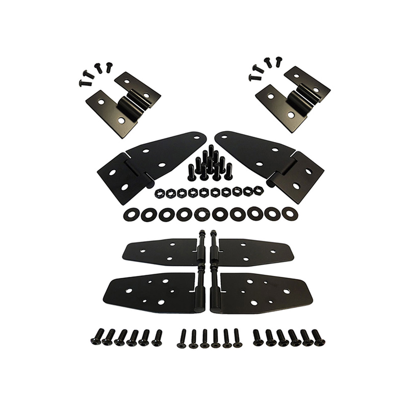 Economy Black Edelstahl Jeep Wrangler YJ Set, halb Türen, vorne
