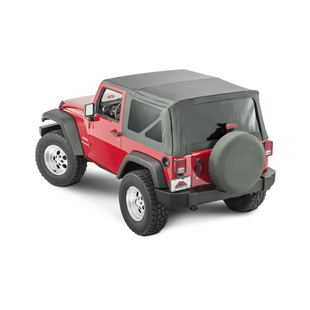 Soft Top, Black Diamond, 2 Doors