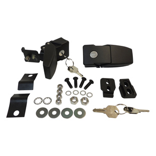 Locking Hood Catch Kit, Left and Right, przedni