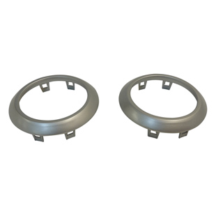 Hvac Vent Accents Brushed Silver