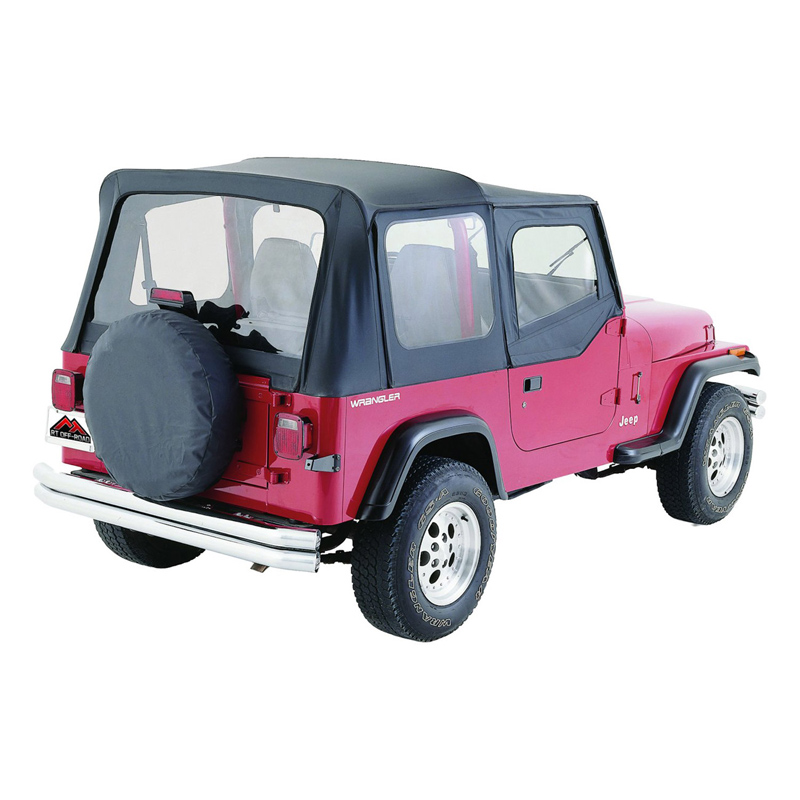 RT10015 Fabric Top with Door Skins for Jeep Wrangler (YJ)  L AMC 150  (2464 ccm/78 - 89 kW/Petrol) - RBS Handel