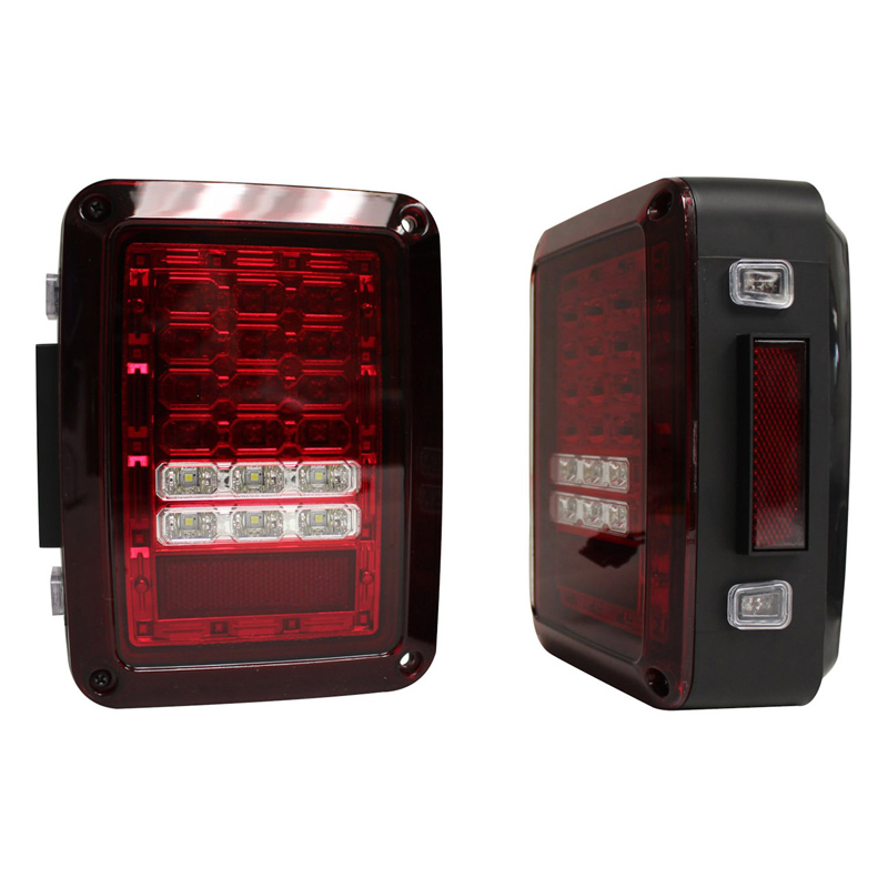 LED Rückleuchetn Set, Rote Blende